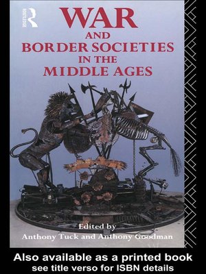 cover image of War and Border Societies in the Middle Ages